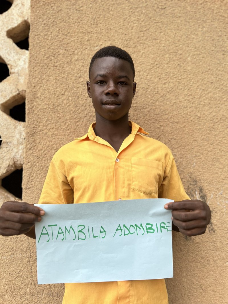 Atambila Adombire from Ghana
