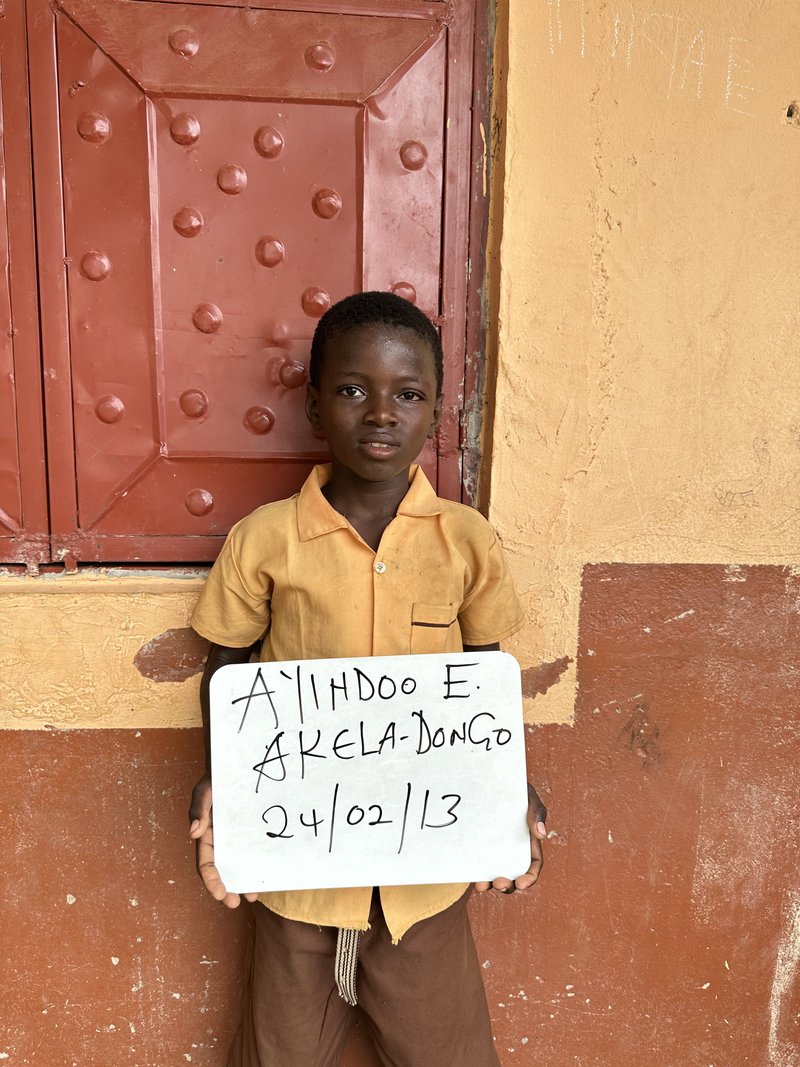 Ezekiel Akela-Dongo Ayindoo from Ghana