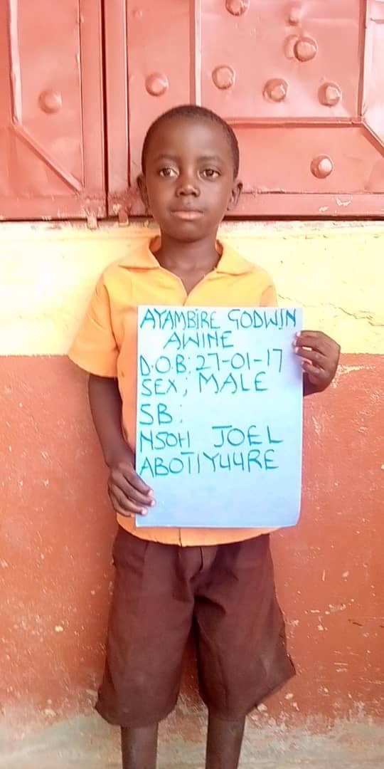 Godwin Awine Ayambire from Ghana
