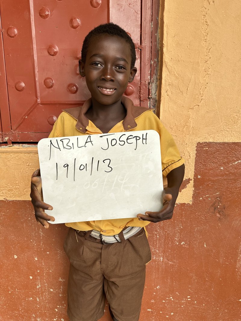 Joseph Nbila from Ghana