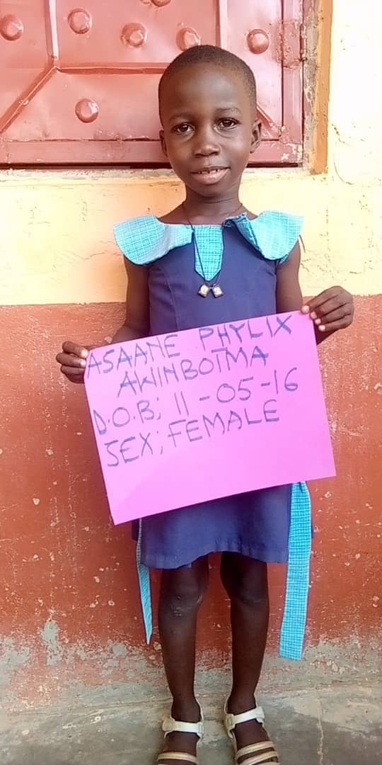 Phylix Awinbotma Asaane from Ghana
