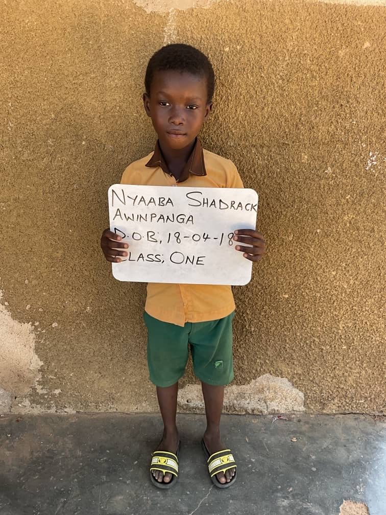 Shadrack Awinpanga Nyaaba from Ghana